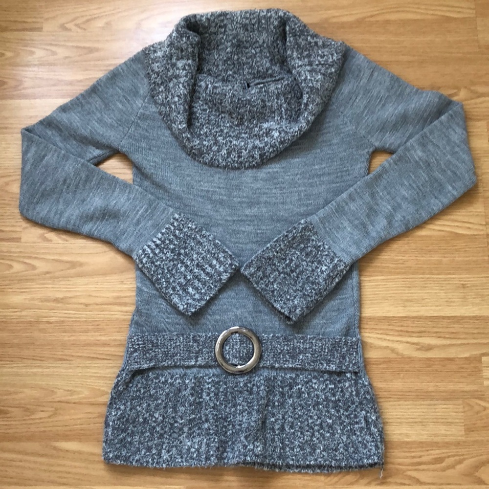 Belted Sweater